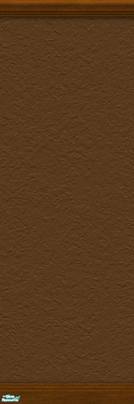 Sims 2 — Just Color Series Three - Walnut wall with molding by froilan — Just color and nothing more. Caramel apples on a