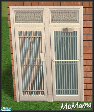 Sims 2 — NK Woodline Cream Build Set - Gone Legit Door by MoMama — This door and its matching window can really make a