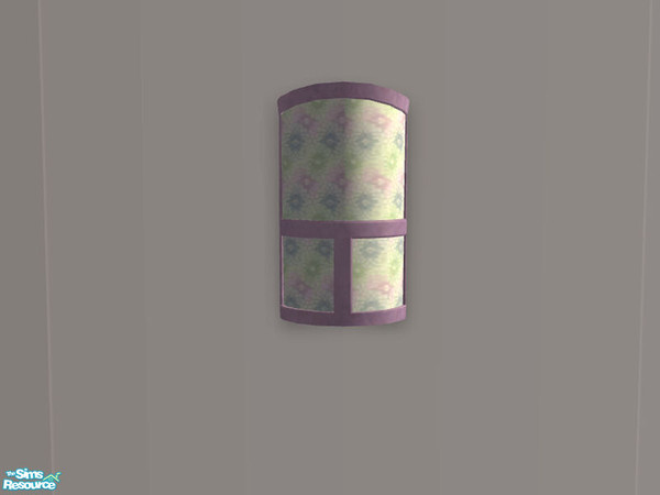 Sims 2 — TC67 Purple Bathroom Set -  Purple bathroomWall Light by luvmy7 — A very nice wall light recolored to match my