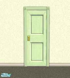 The Sims Resource - OakTowne Pastel Interior Doors Collection - Door 11