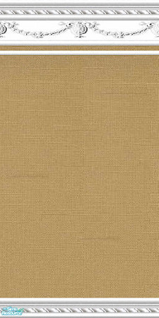 Sims 2 — jsf2RSRKhaki by jsf — In a rope swagged and revised for a whiter look molding, a woven, khaki colored, slubbed