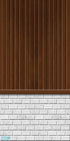 Sims 2 — Studio K BR05VWS - Chocolate by StudioKhagerks — Part of the Brick 05 & Vertical Wood Siding series. 20