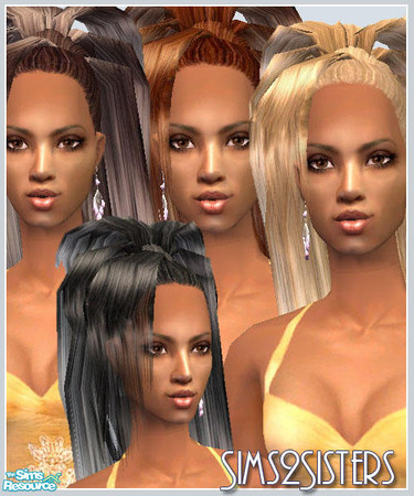 Sims 2 — S2S Kavar hair by TSR Archive — Kavar hairmesh retexture