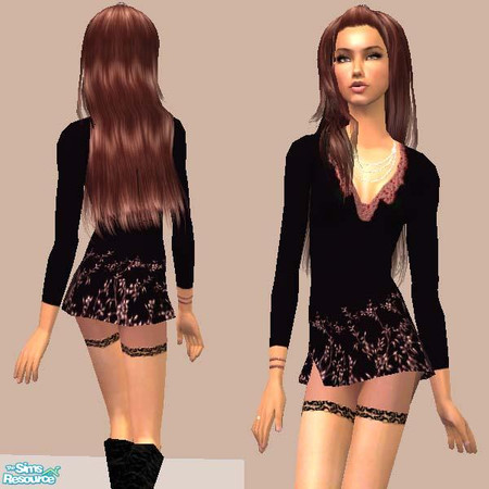 Sims 2 — S2S Mini Dress - Individual Item by sims2sisters — Recolor of Sera's mesh. Mesh is included in zip