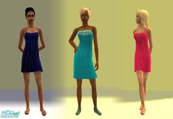 Sims 2 —  dresses by qvisn — New season dresses from newlook. by qvisn
