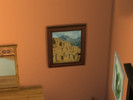 Sims 4 — Taos City Painting by snflower — Three different paintings of the old Taos City, New Mexico. 
