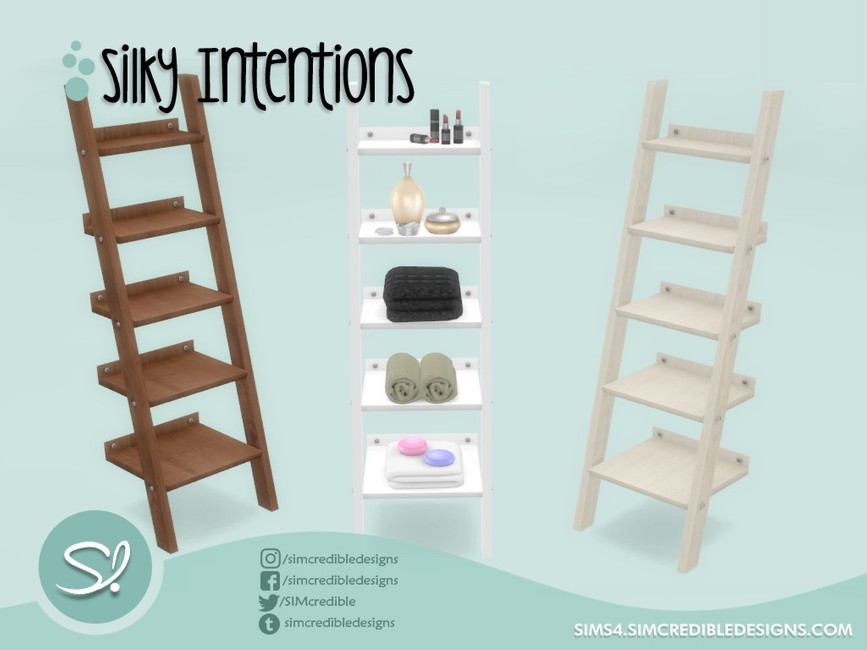 The Sims Resource Silky Intentions ladder shelves