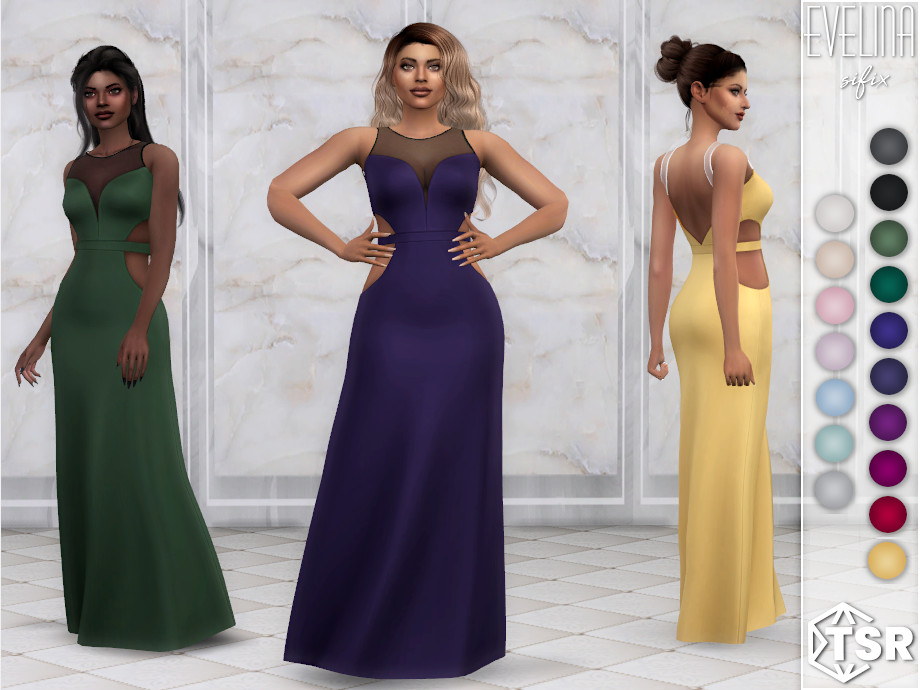 The Sims Resource - Evelina Dress