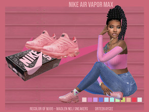 Sims 4 — Nike Air Vapor Max ~ Recolor of Madlen Neli Sneaker by drteekaycee — This is a stand-alone recolor of MJ95's
