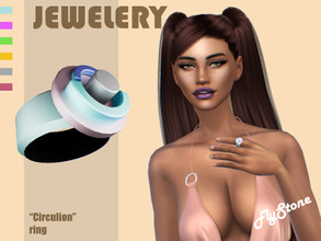 Sims 4 — "Circulion" ring by FlyStone — "Circulion" ring left index finger stylish attribute in