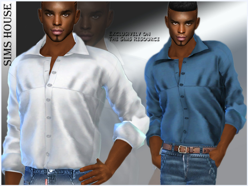 The Sims Resource Men's silk shirt