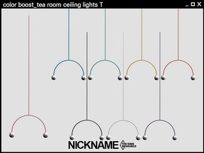 Sims 4 — color boost_tea room ceiling lights T by NICKNAME_sims4 — 9 package files. -color boost_tea room chair ver1