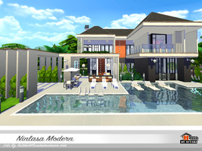 Sims 4 — Ninlasa Modern NoCC by autaki — Ninlasa Modern NoCC Luxury modern styles. House for your simmies. Hope you love