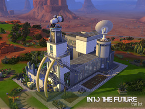 Sims 4 — Into The Future Lot by fredbrenny — A futuristic lot, brought to you by me. It has more room than you might