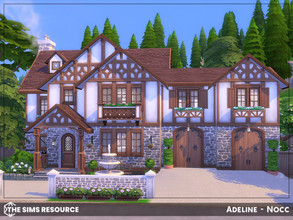 Sims 4 — Adeline - Nocc by sharon337 — Adeline is a 4 Bedroom 5 Bathroom home. Perfect for a Family of 6. It's built on a