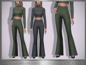 Sims 4 — Slate Pants. by Pipco — Cozy flared pants in 15 colors. Base Game Compatible New Mesh All Lods HQ Compatible