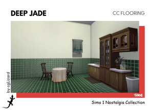 Sims 4 — Deep Jade Flooring - Sims 1 Nostalgia Collection by cgLizard by cgLizard — Do you miss The Sims 1 iconic