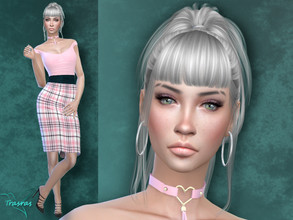 Sims 4 — Fabienne Faure by caro542 — Hello, I'm Fabienne, help me find true love.... Go to Required tab to upload