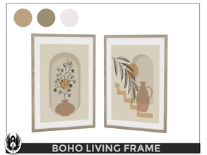 Sims 4 — Modern Boho Living Room Frame by nemesis_im — Frame from Modern Boho Living Room Set - 3 Colors - Base Game