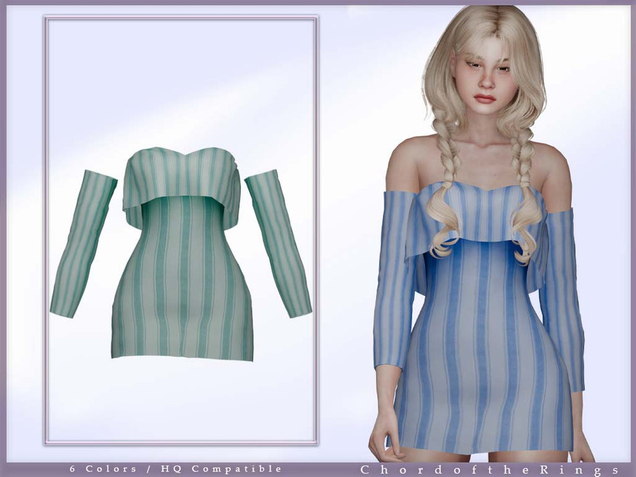The Sims Resource - ChordoftheRings Dress No.116