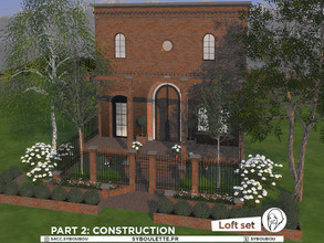 Sims 4 — Patreon Early Release - Loft set Part 2: Construction by Syboubou — This is a massive build set in the vibe of