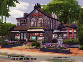 Sims 4 — Ice Cream Shop by Danuta720 — In this shop you can buy ice cream in various flavors, wedding cakes and tasty