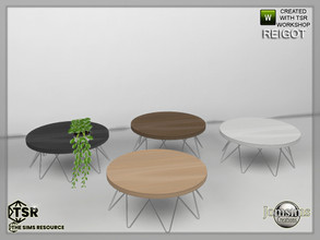 Sims 4 — Reigot coffee table by jomsims — Reigot coffee table
