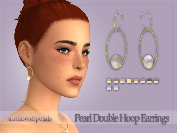 Pair Double CC Earrings