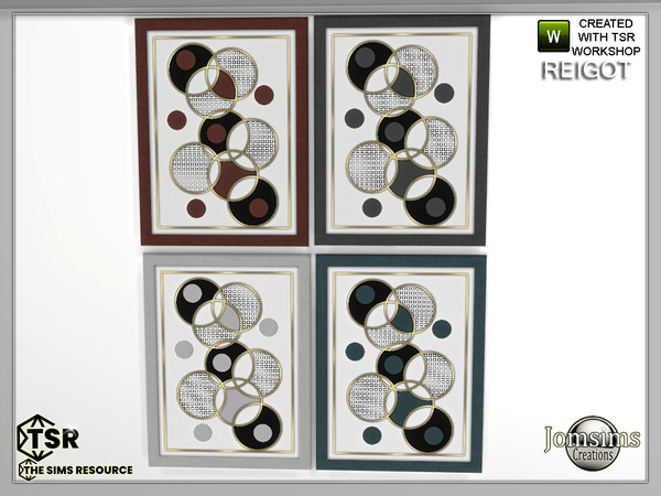 Sims 4 — Reigot bedroom paintings2 by jomsims — Reigot bedroom paintings2. Handmade