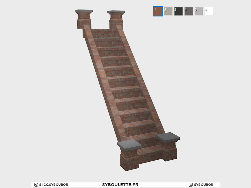 The Sims Resource - Loft - Brick railing
