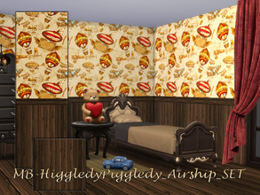 Sims 4 — MB-HiggledyPiggledy_Airship_SET by matomibotaki — MB-HiggledyPiggledy_Airship_SET Children's wallpaper with a