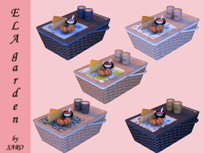 Sims 4 — Ela Garden picnic by SSR99 — This is a cute little picnic with some food and coffe