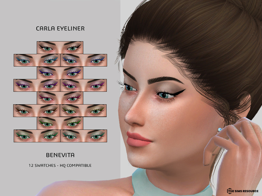 The Sims Resource | Carla Eyeliner [HQ]