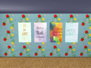 Sims 4 — Teen Quotes Posters V4 by Morrii — Teen Quotes Posters V4