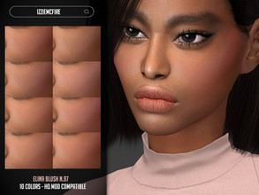 Sims 4 — Elina Blush N.97 by IzzieMcFire — Elina Blush N.97 contains 10 colors in hq texture. Standalone item with
