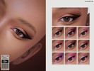 Sims 4 — Matte Eyeshadow | N62 by cosimetic — - Female. ( Teen to elder ) - 10swatches - You can find it in the makeup