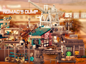Sims 4 — Nomad's Dump by VirtualFairytales — Trash for the one, could be an upgrade for another. What seems like endless