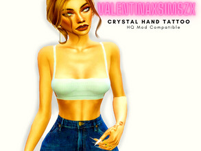 Sims 4 — Crystal Hand Tattoo by bremarie1007_ — *HQ Mod Compatible