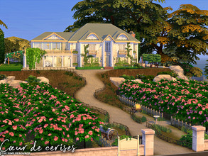 Sims 4 — Coeur de cerises | noCC by simZmora — Bonjour! I would like to show you my countryside house inspired by French