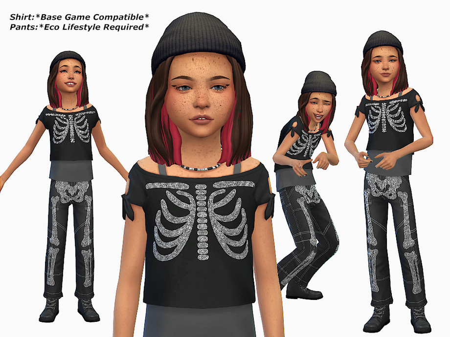 The Sims Resource - Rhinestone Skeleton 