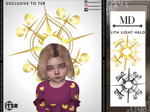 Sims 4 — Lith Light Halo Toddler by Mydarling20 — new mesh base game compatible all lods all maps 5 colors