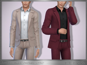 Sims 4 — Lucian Suit Jacket. by Pipco — A suit jacket in 17 colors. Base Game Compatible New Mesh All Lods HQ Compatible