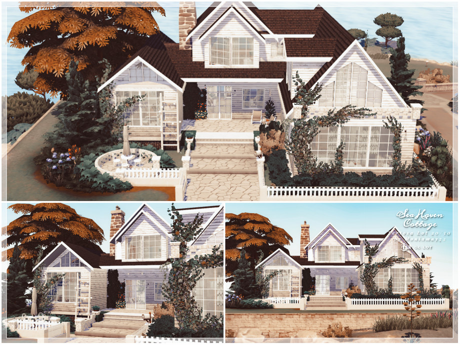 The Sims Resource - Sea Haven Cottage CC only TSR