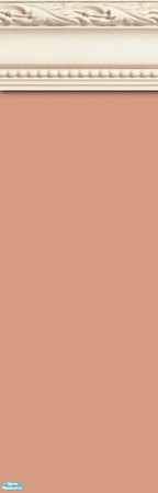 Sims 2 — Shades of Apricot Walls and Floors - Ind by vdini — Apricot painted wall with matching gorgeous molding along