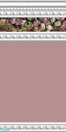 Sims 2 — jsf2RibbonsRoseDE by jsf — From jsf Designs exclusively for TSR. Find in Wallpaper, matching jsfCarpetRibbons
