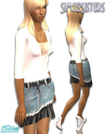 Sims 2 — S2S Top with skirt - #371570 Recolor by sims2sisters — 