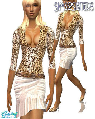 Sims 2 — S2S Top with skirt - #371570 Recolor by sims2sisters — 