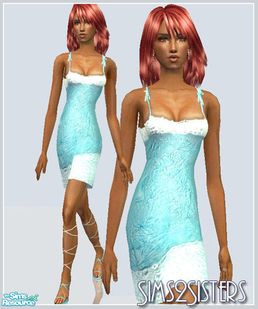 Sims 2 — S2S Dress Set - #378505 Recolor by sims2sisters — 
