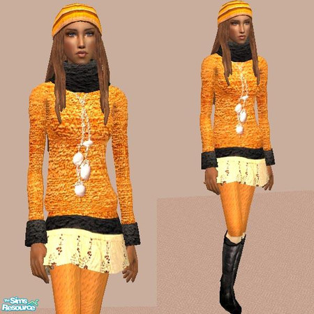 Sims 2 — S2S Outfit - Individual Item by sims2sisters — Recolor of Peggy's mesh peggybodymesh0028