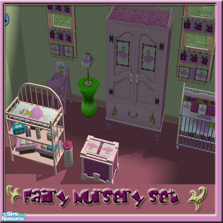 Sims 2 — The Baby Fairy Nusery by jmm8220 — I made this Fairy Nursery, I come with lamp a toybox, dresser,changing